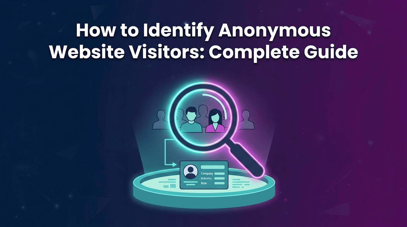 How to Identify Anonymous Website Visitors: Complete Guide 2026