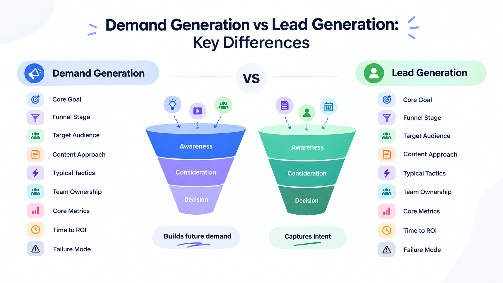 Demand Generation vs Lead Generation: Key Differences
